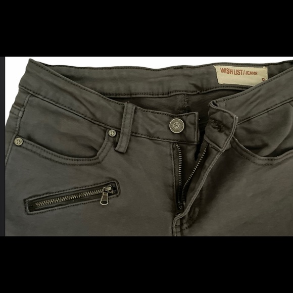 WISH LIST/jeans  small gray jeggings - Picture 1 of 5